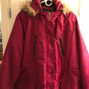 Torrid Multi Function Faux Fur Trim Anorak Jacket